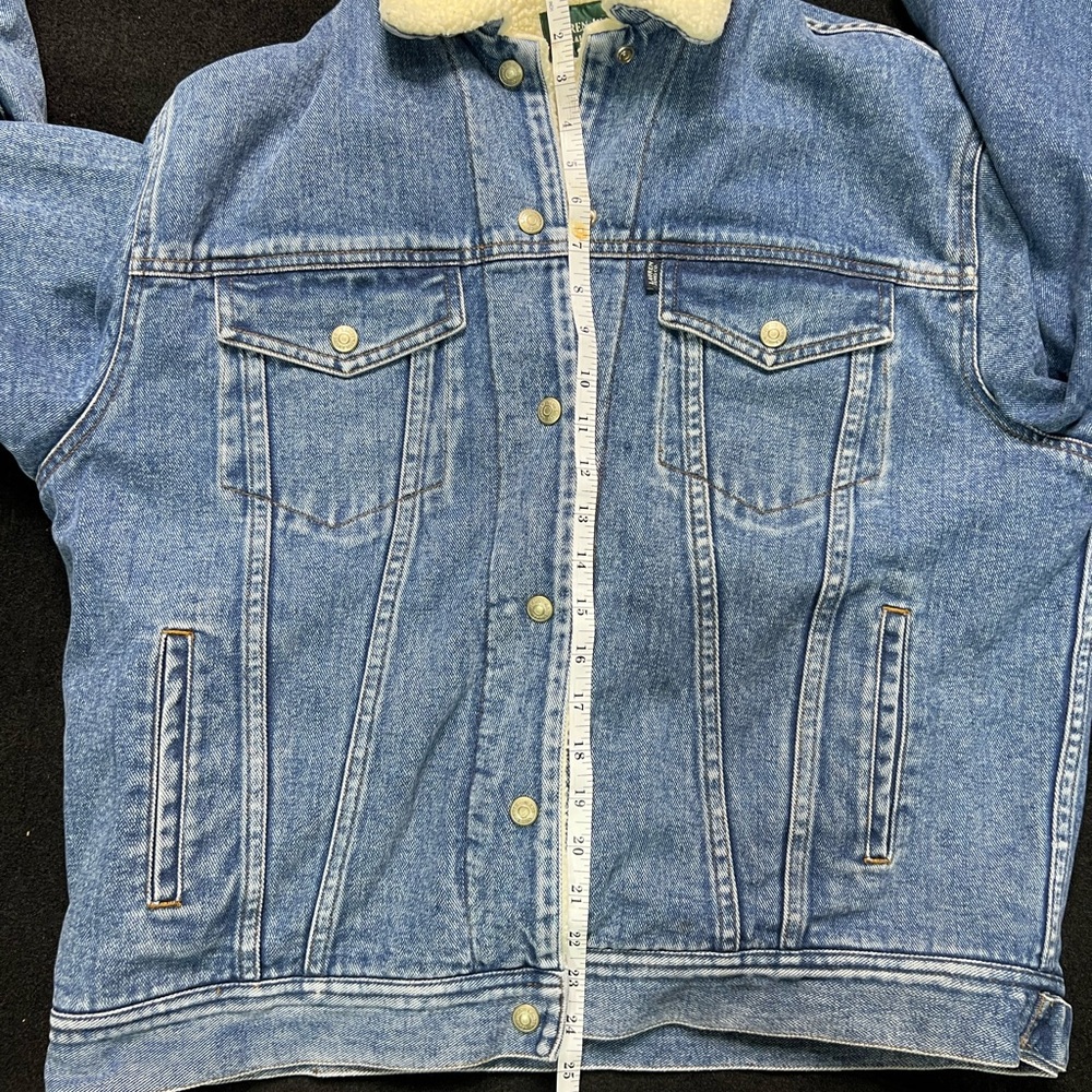 Lauren Jeans Co. Ralph Lauren Mens Fleece Sherpa Denim Jacket - Picture 13 of 15